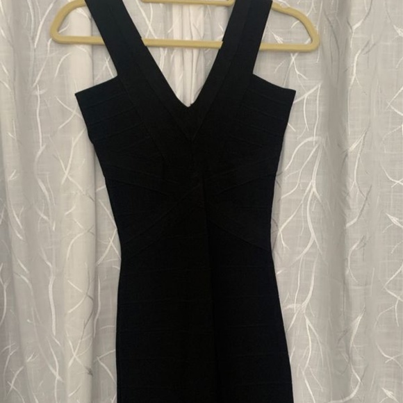 Sold - VENUS - Black Bandage Dress - Picture 1 of 3